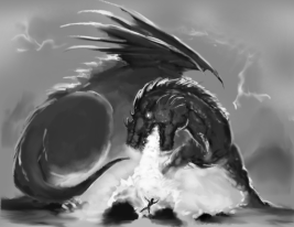 dragon sketch 1